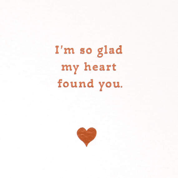 Glad My Heart Found You Love Card, , large image number 2