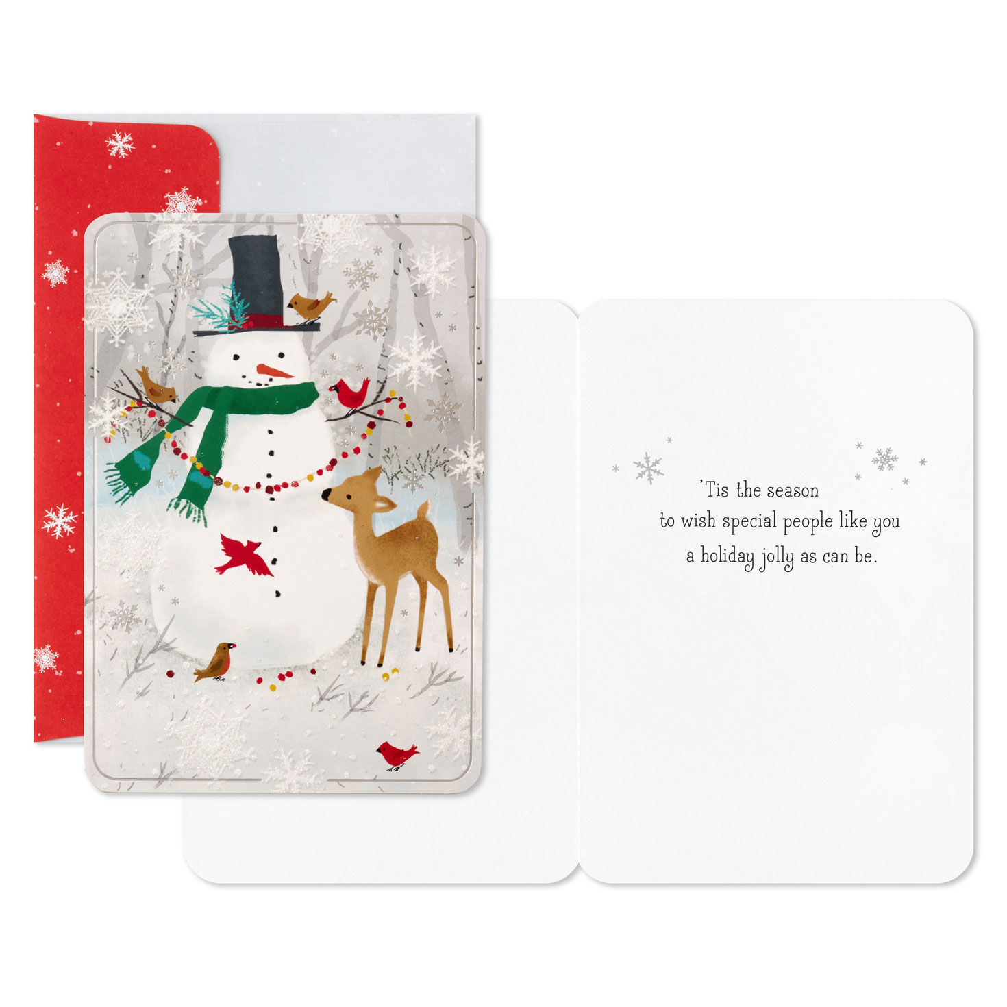 Snowman and Deer Boxed Holiday Cards, Pack of 16 for only USD 15.49 | Hallmark