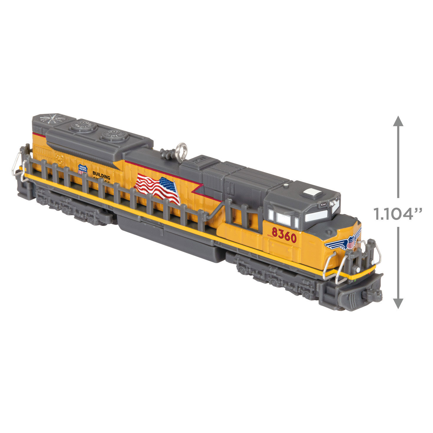 Lionel Trains Union Pacific Legacy SD70ACE Metal Ornament Keepsake Ornaments Hallmark