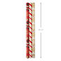 3-Pack Red and Gold Reversible Christmas Wrapping Paper  image number 3