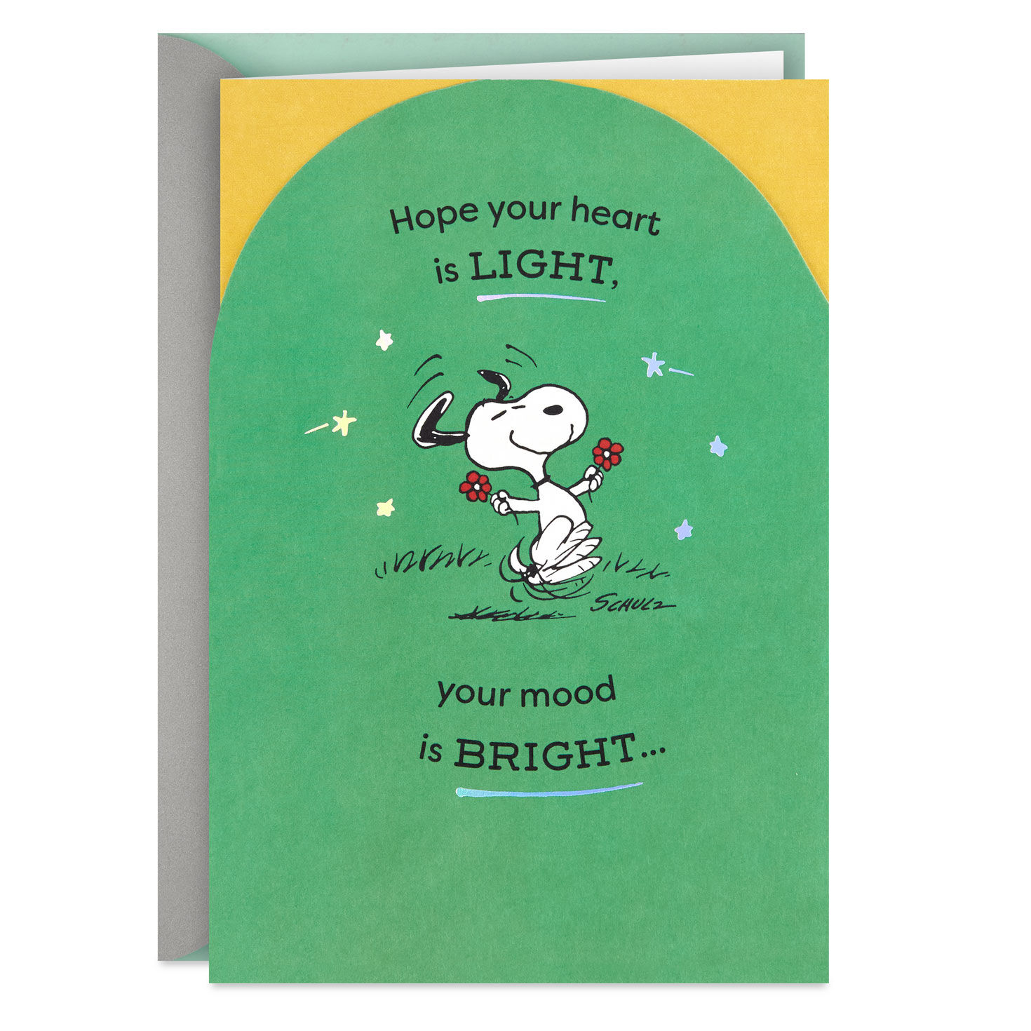 Peanuts&reg; Snoopy Happy Dance Hugs Birthday Card, , large image number 1