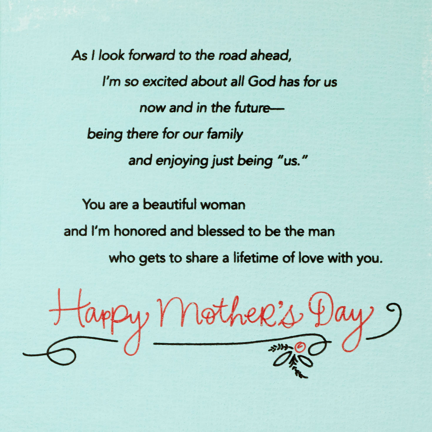 Outdoor Path Religious Mother's Day Card for Wife Sentiment image number 2