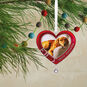 Pet Memorial Picture Frame Christmas Ornament Hanging on tree image number 2