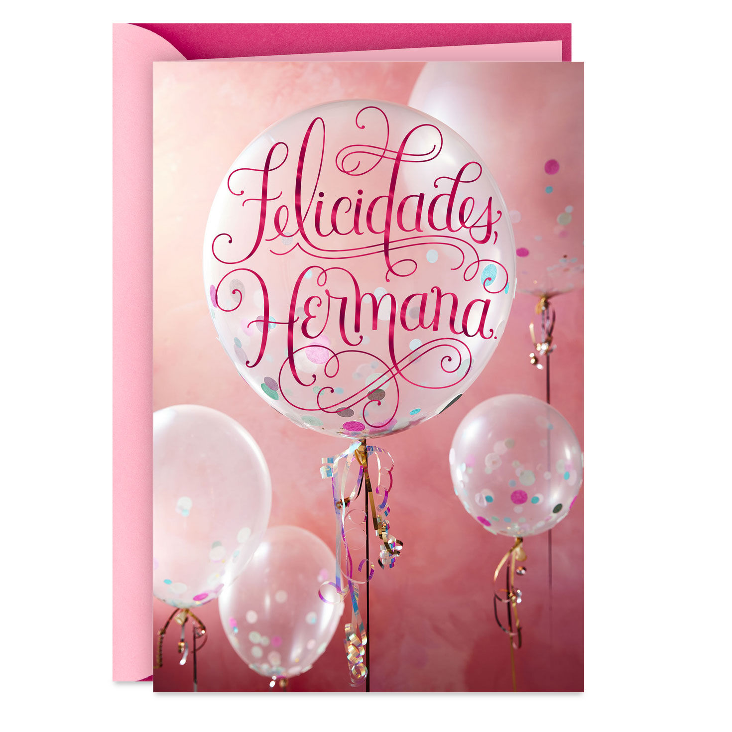Peace and Infinite Blessings Spanish-Language Religious Birthday Card for Sister