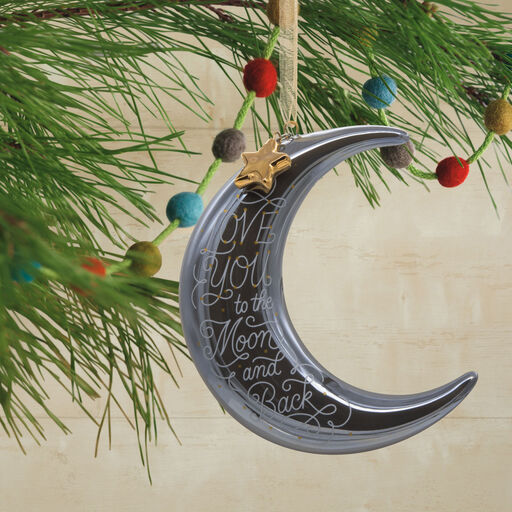 Love You to the Moon and Back Signature Premium Ceramic Hallmark Ornament, 
