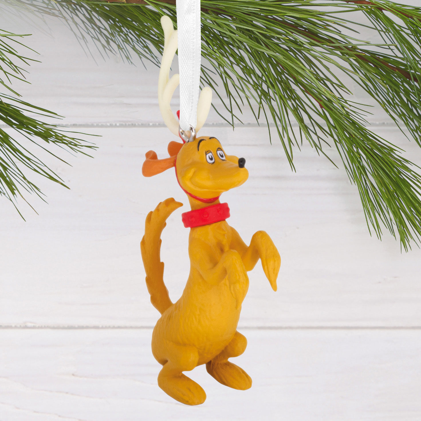 Dr. Seuss's How the Grinch Stole Christmas!™ Max in Antlers Hallmark Ornament for only USD 11.49 | Hallmark