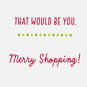 Merry Shopping Money Holder Christmas Card, , large image number 2