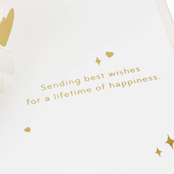 Wishing You a Lifetime of Happiness Pop-Up Engagement Card, , large image number 3