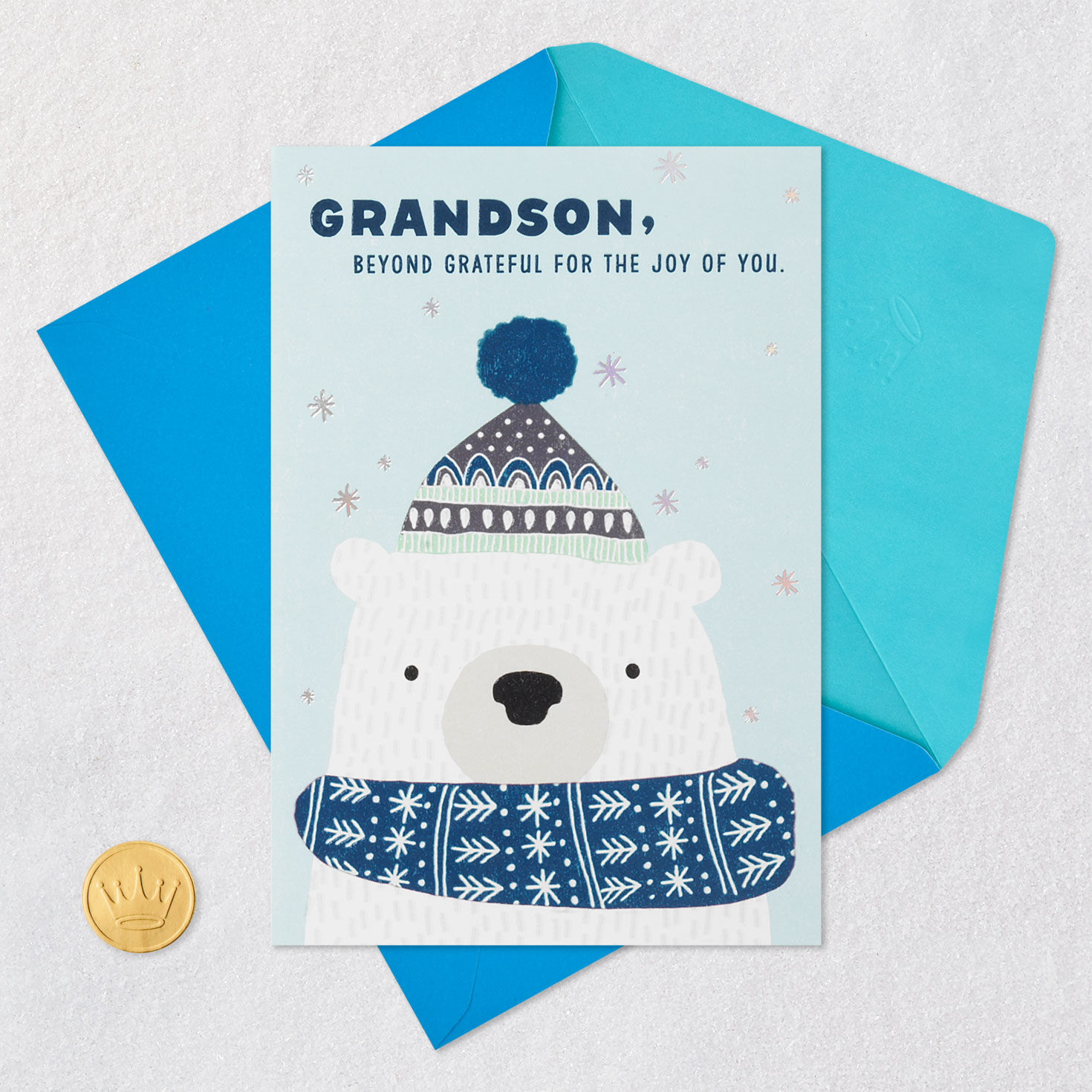 Watched You Grow Christmas Card for Grandson, , large image number 6