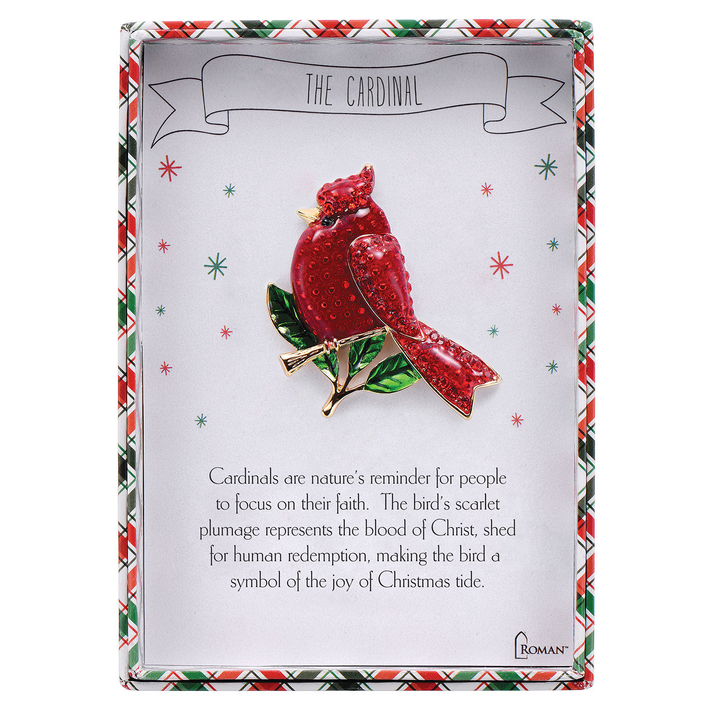 Roman The Cardinal Story Pin