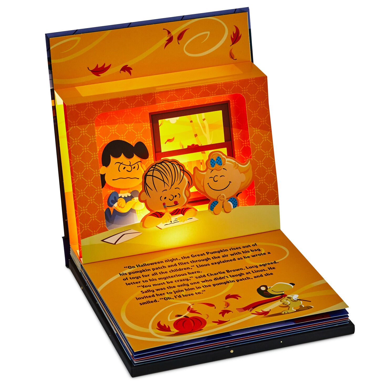 Peanuts® It's the Great Pumpkin, Charlie Brown Lighted Pop-Up Book for only USD 24.99 | Hallmark
