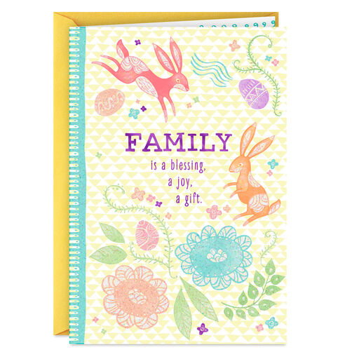 Family Is a Blessing Easter Card, 