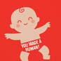 You Made a Human New Baby Card, , large image number 4