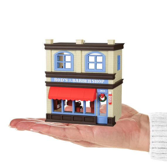 Nostalgic Houses and Shops Rod's Barbershop 2024 Ornament, , large image number 4