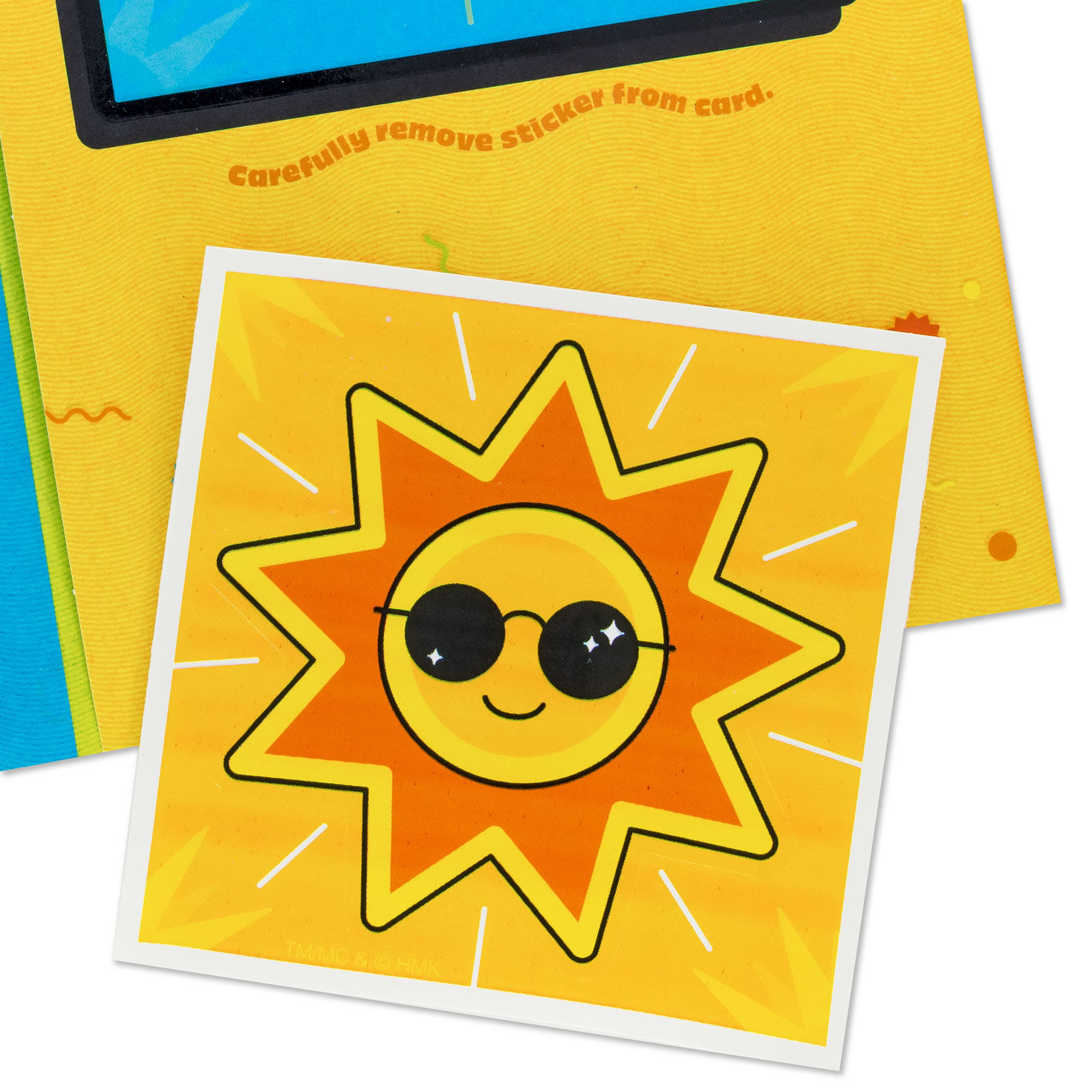 Grandson Birthday Card With Sun Decal Sticker attachment image number 5