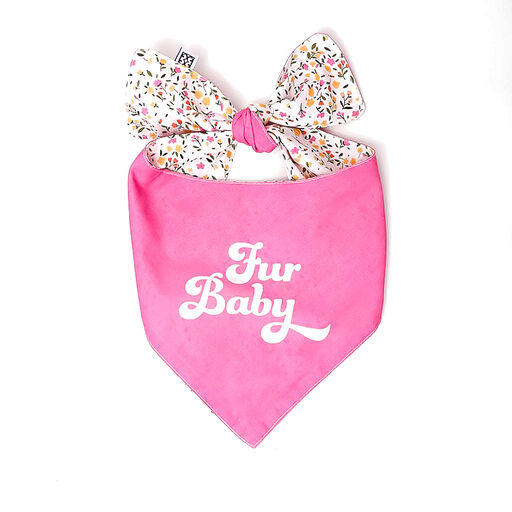 Mary Square Fur Baby Reversible Dog Bandana, 
