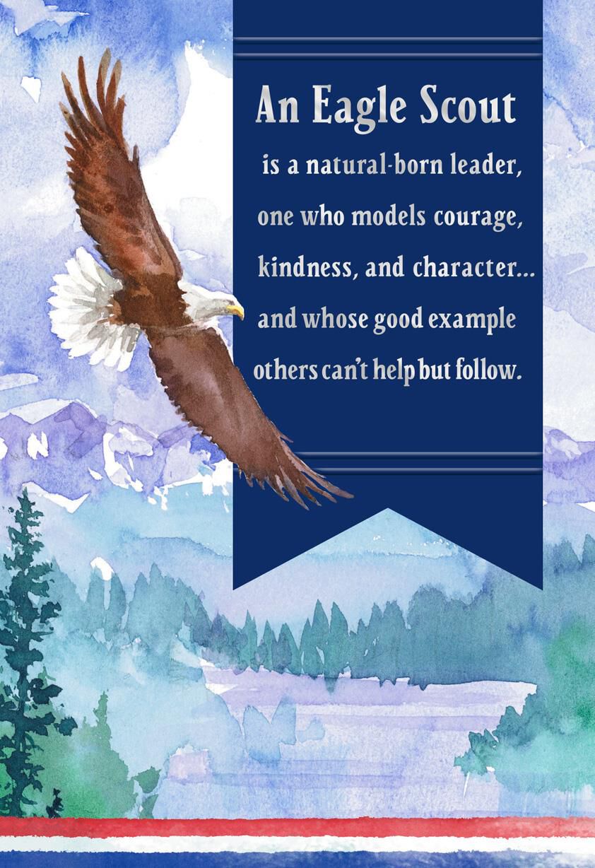 A Model Of Character Eagle Scout Congratulations Card Greeting Cards Hallmark