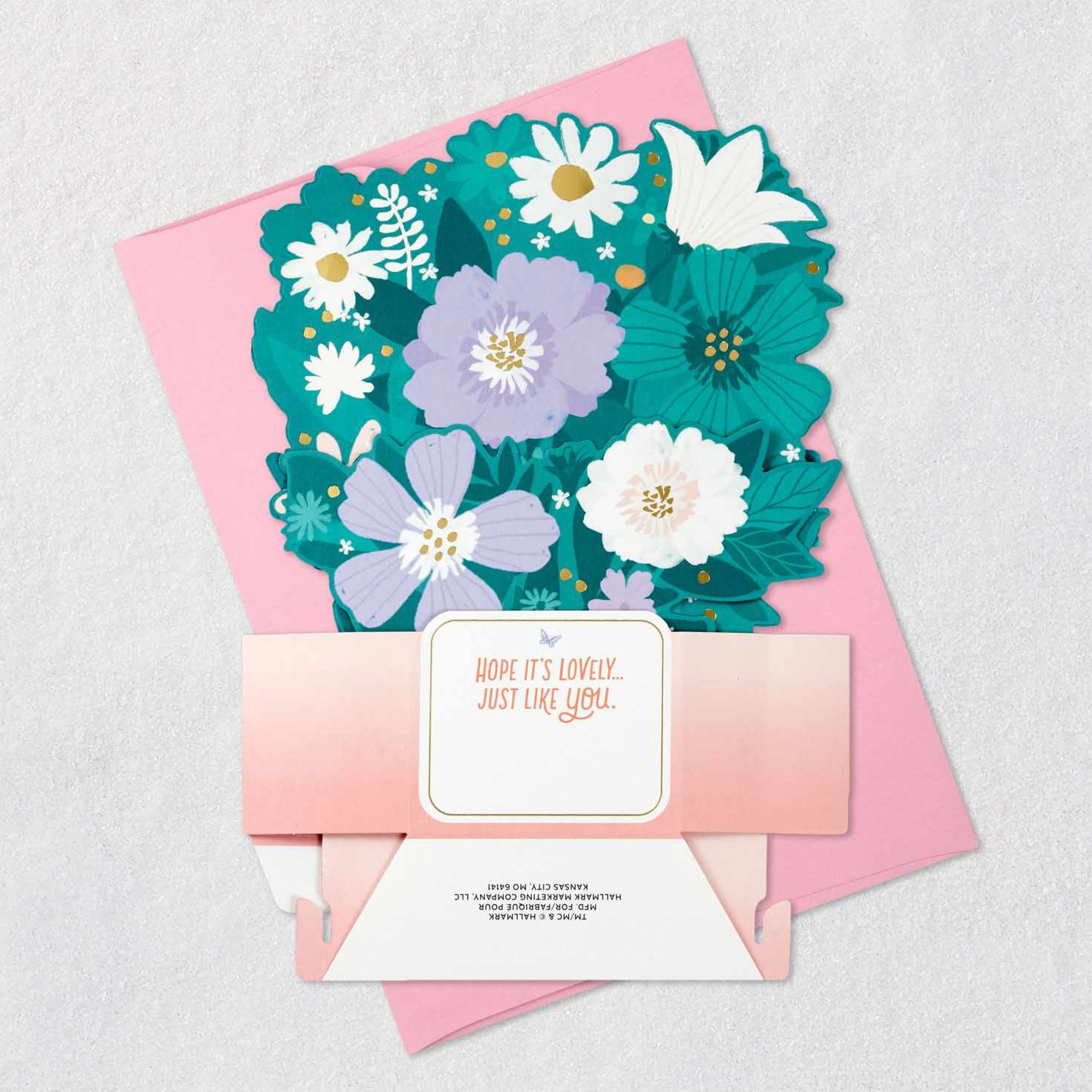 Floral Butterfly Pop-Up Musical Mother's Day Card  image number 7