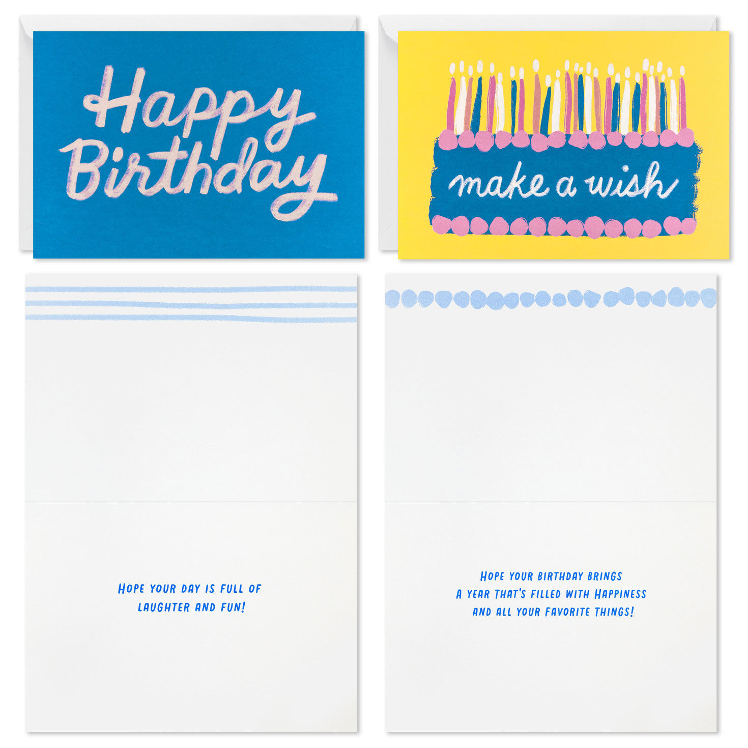 Pastel Confetti Birthday Card Assortment Card Front with Sentiment image number 4