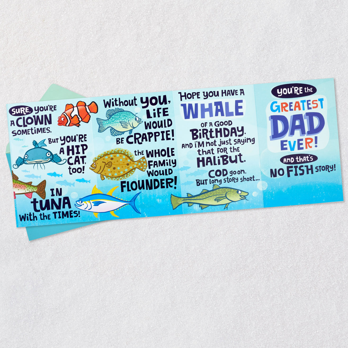 Holy Mackerel Fishing Funny Birthday Card for Dad - Greeting Cards | Hallmark for Free Printable Fishing Birthday Cards