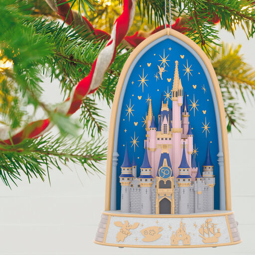 Walt Disney World The World's Most Magical Celebration 50th Anniversary Musical Ornament With Light, 