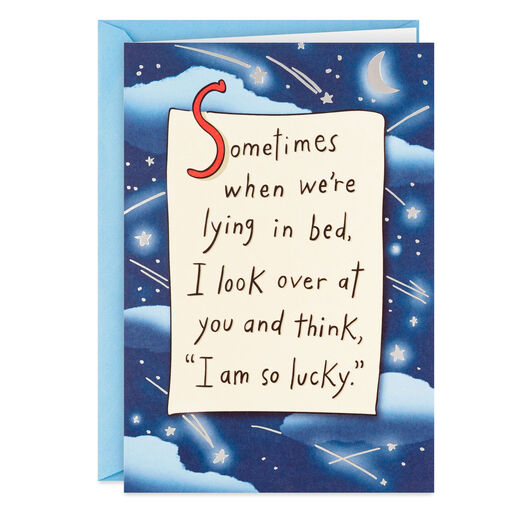 I'm Still Lucky Funny Anniversary Card, 