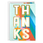 Rainbow Letters Blank Thank-You Card, , large image number 1