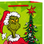 Grinch With Present Large Christmas Gift Bag Handle Detail image number 4