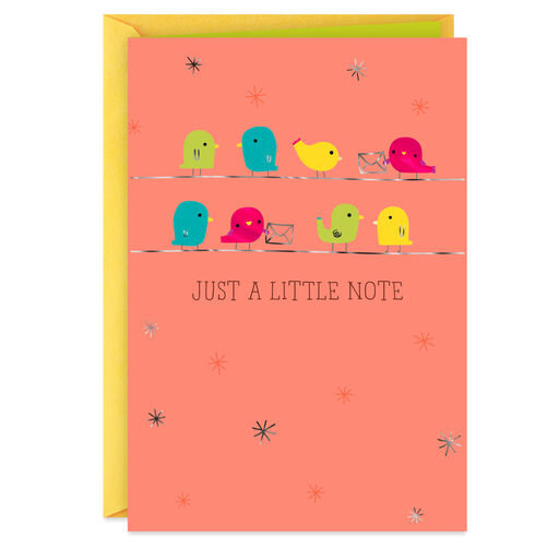 Just a Little Note Blank Card, 