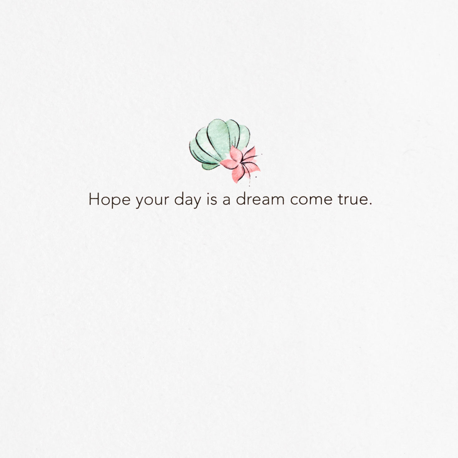 Quilled Paper Ariel Mermaid Birthday Card Sentiment  image number 2