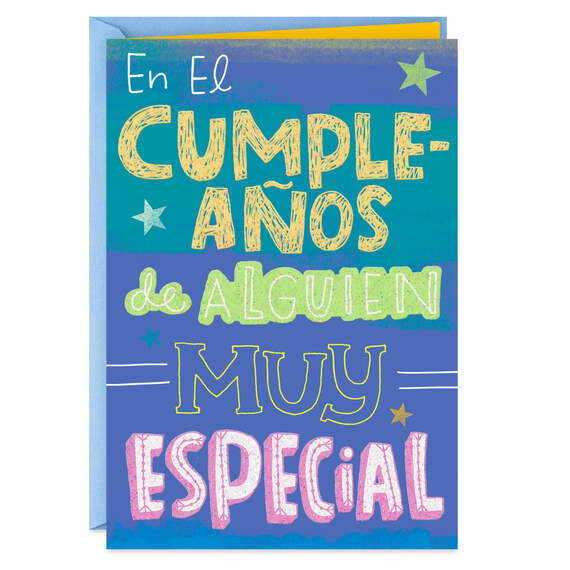 Special Person Spanish-Language Birthday Card