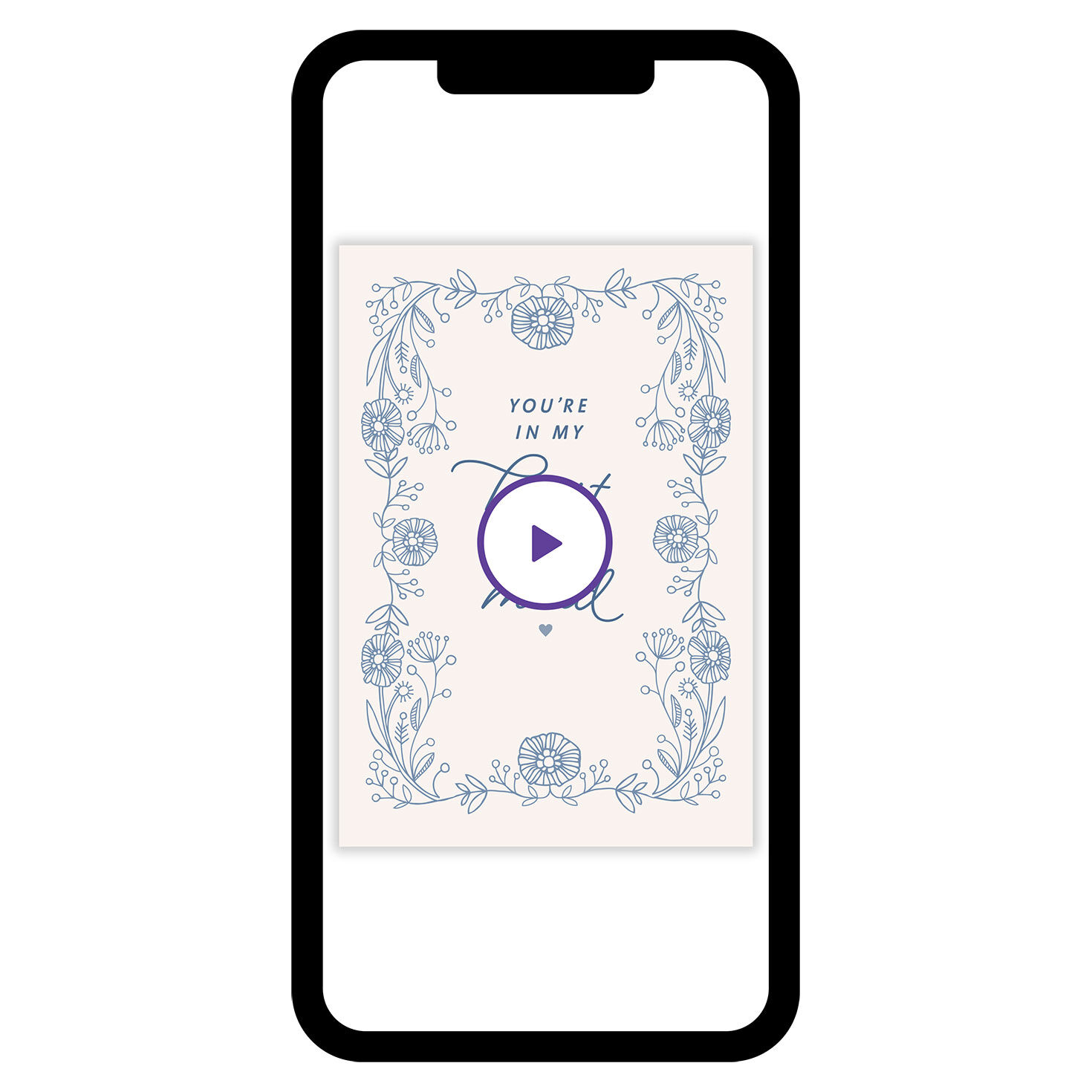 In My Heart On My Mind Mother's Day eCard