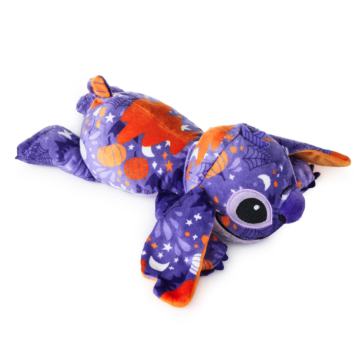 Disney Stitch Pumpkins and Bats Floppy Plush