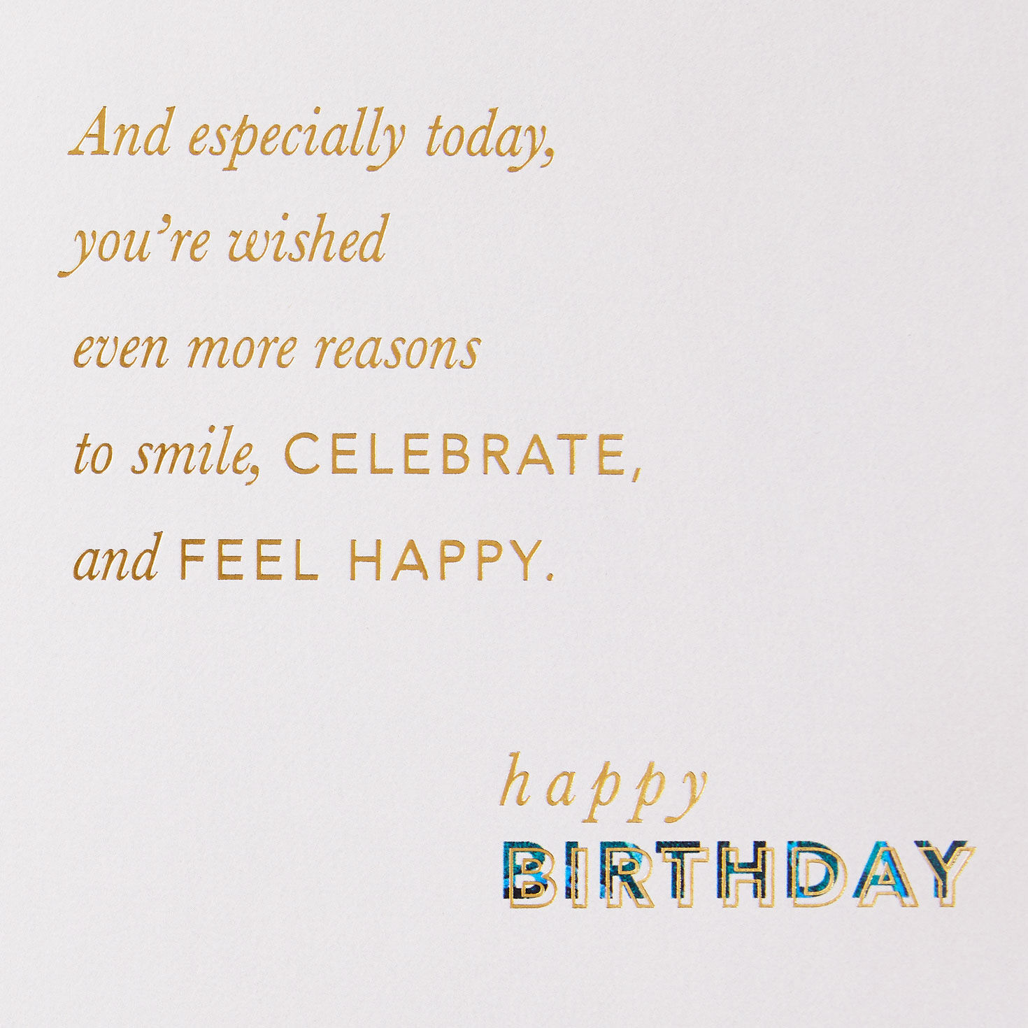 Tropical Flowers on Blue Son-in-Law Birthday Card sentiment image number 3