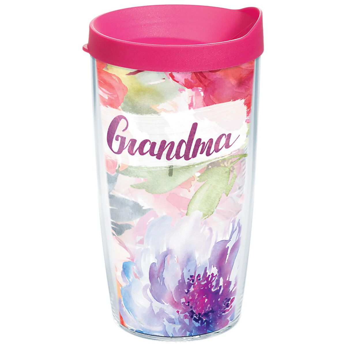 Tervis Grandma Large Flower Blooms Tumbler, 16 oz. - Tumblers - Hallmark
