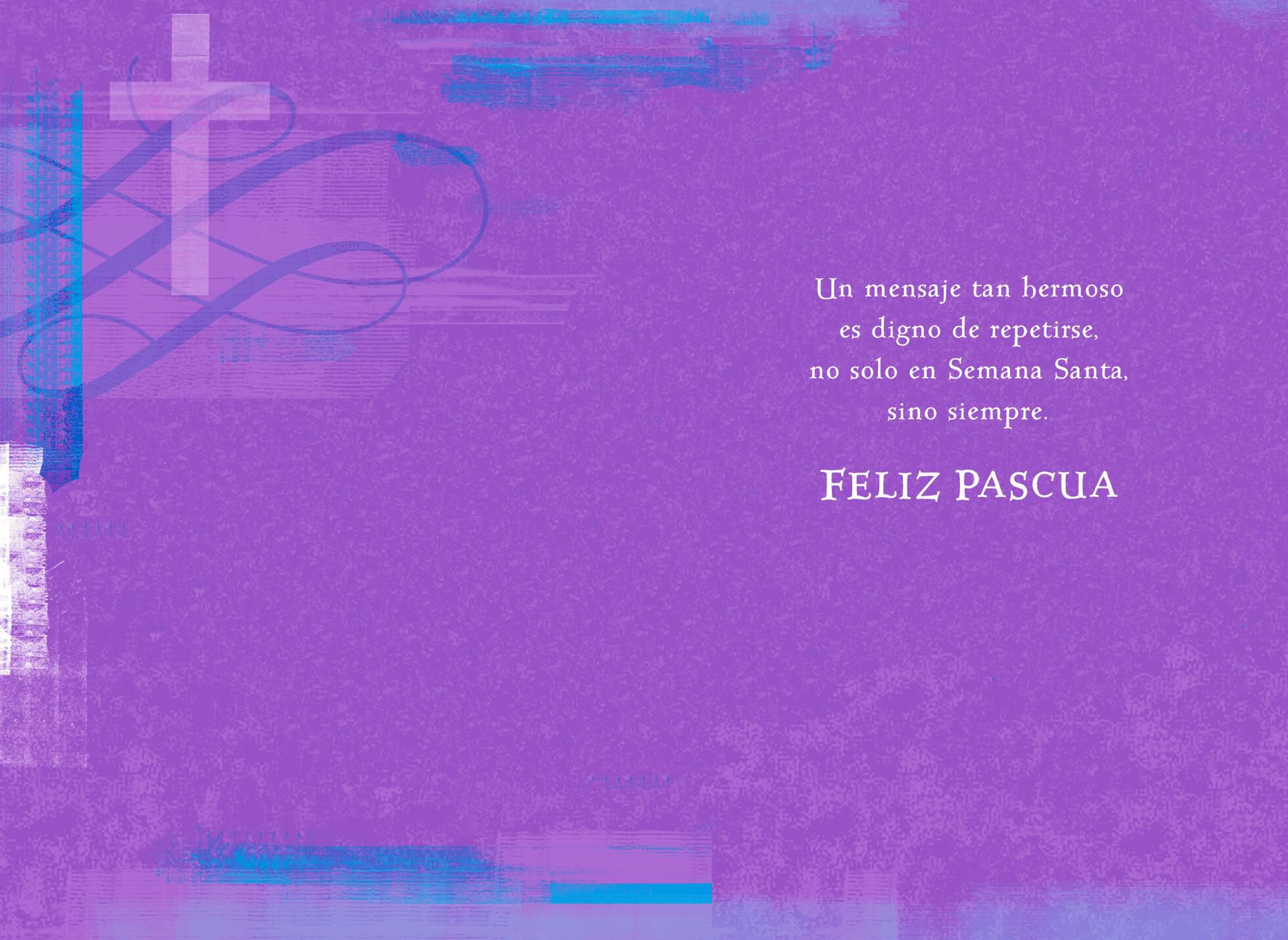 God is Love Spanish Easter Card