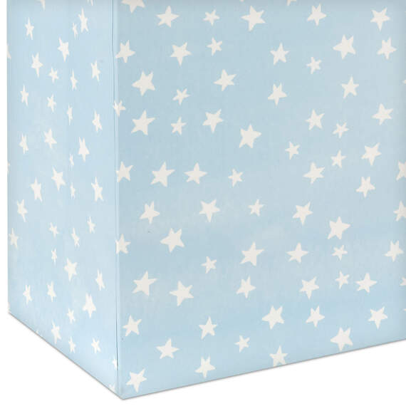 9.6" Scattered Stars on Blue Medium Gift Bag, , large image number 5