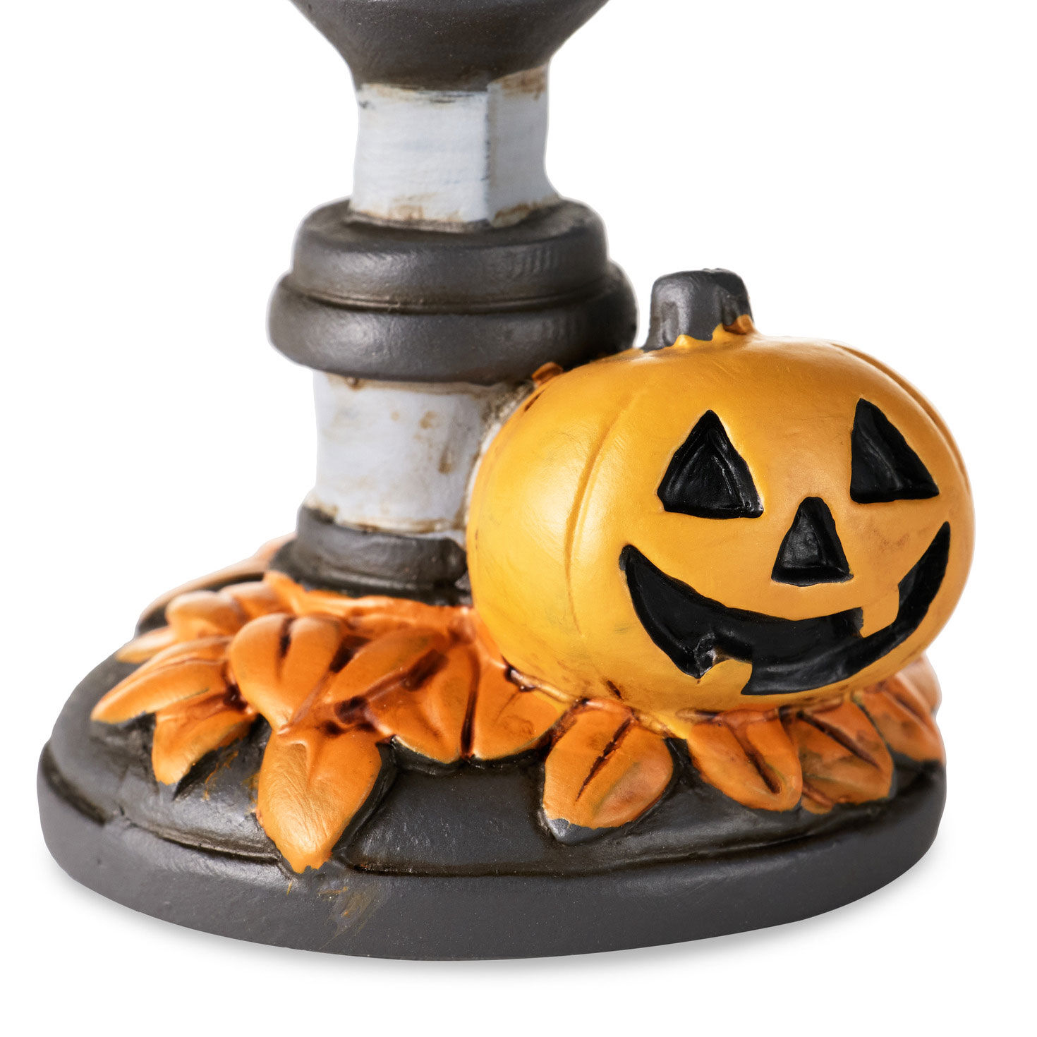 Halloween Village Street Sign Tabletop Decoration upclose detail image number 3