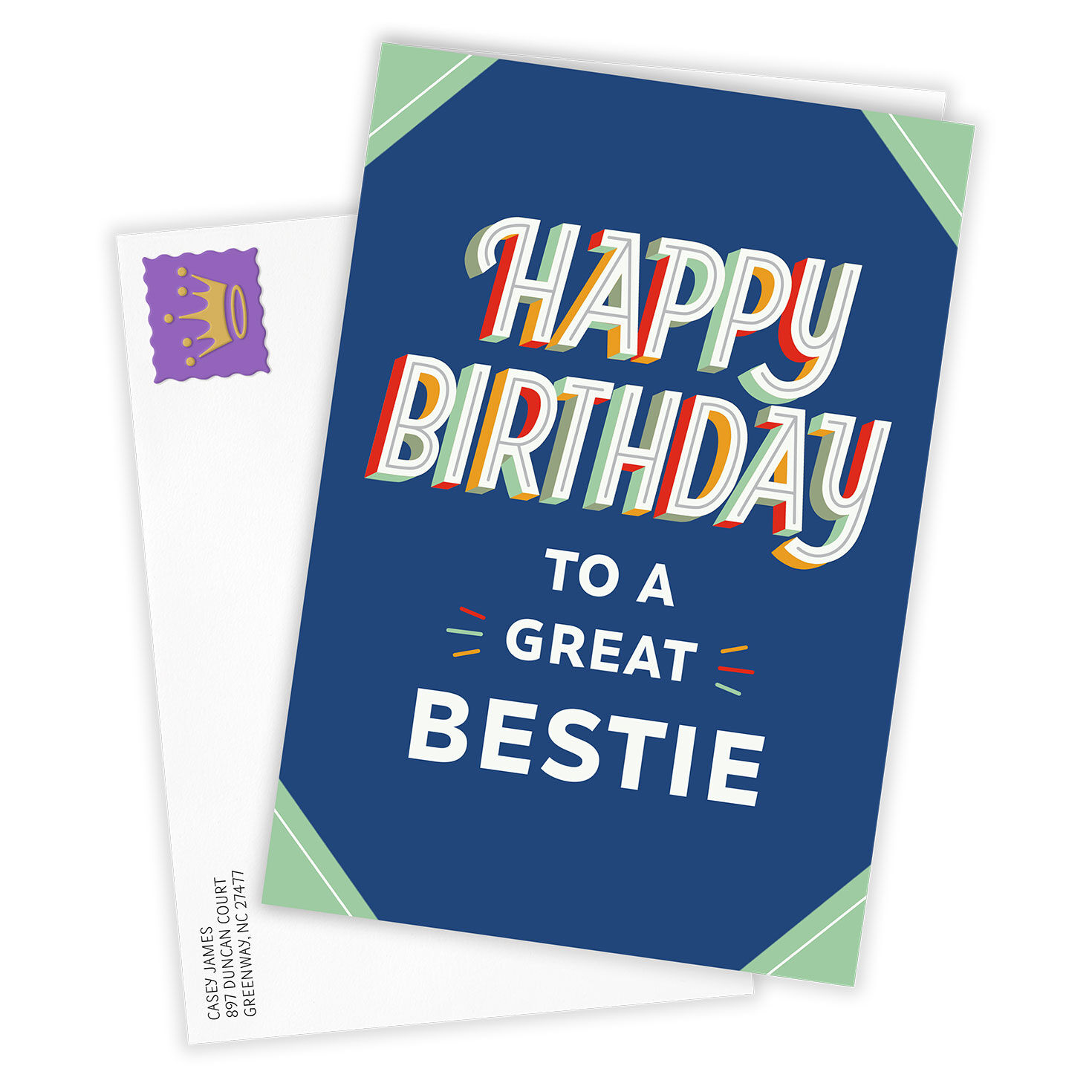 When the World Got You Custom Birthday Card, , large image number 2