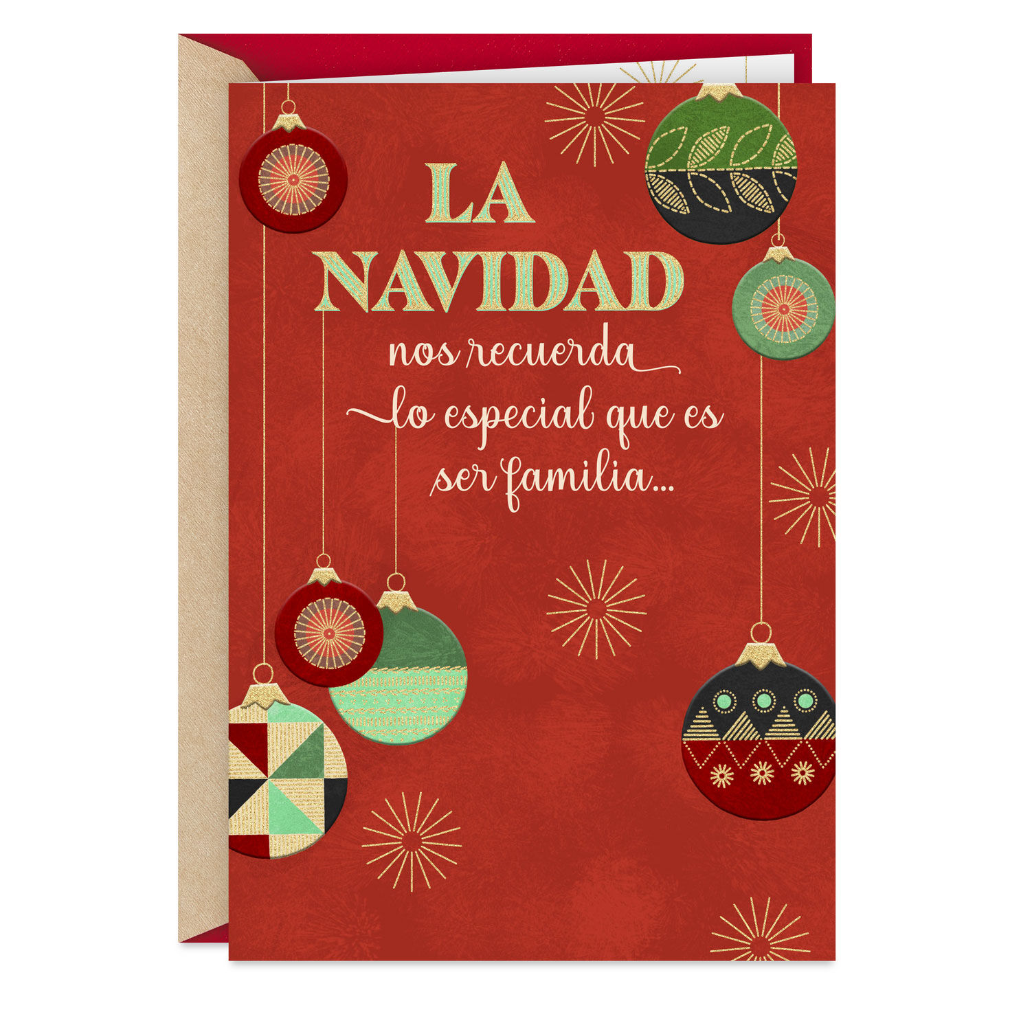 Family is Special Spanish-Language Christmas Card