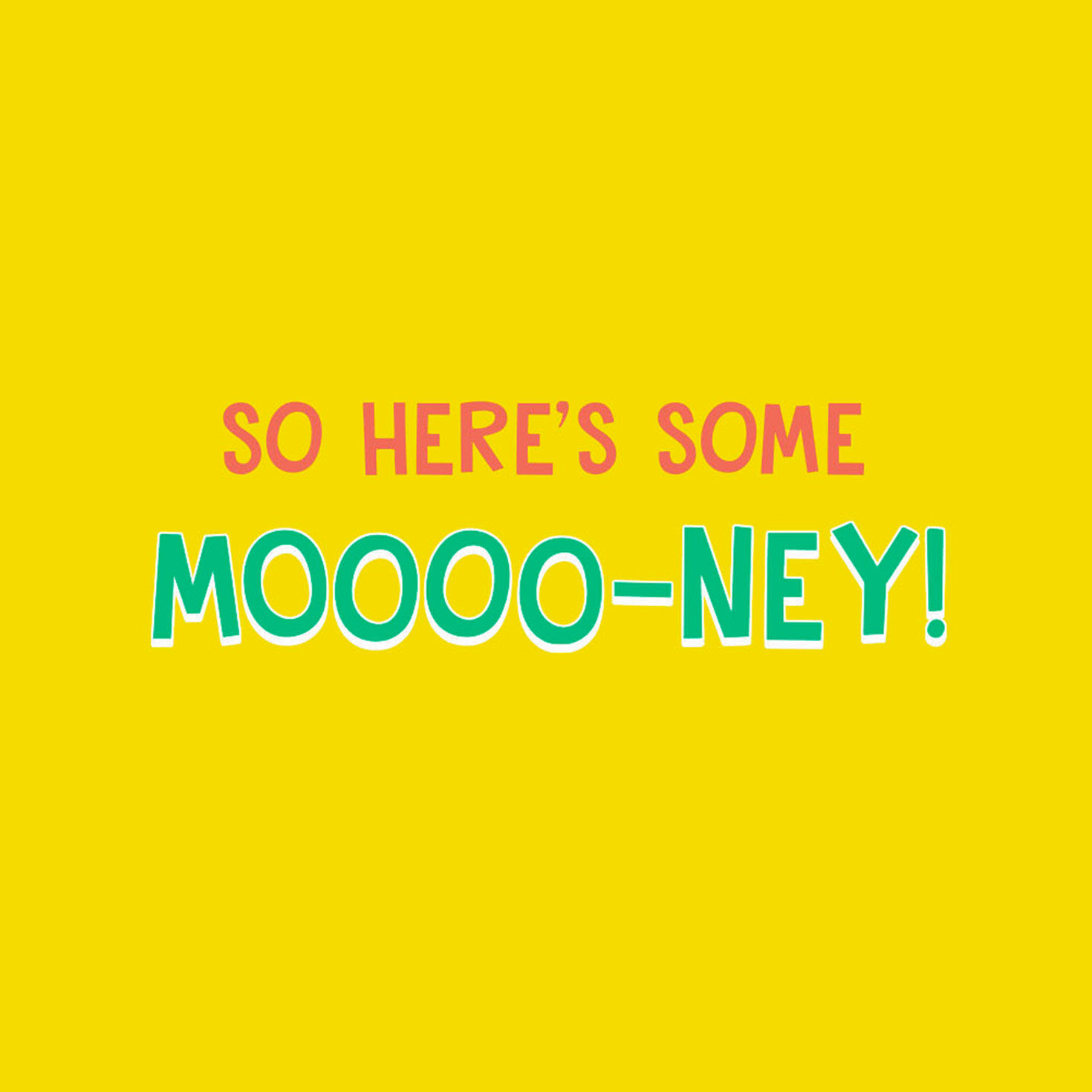 Herd It's Your Day Funny Money Holder Birthday Card for Kids, , large image number 2