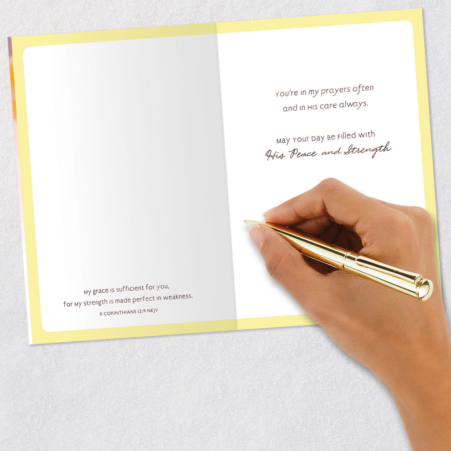 You're in My Prayers and God's Care Always Religious Encouragement Card, , large image number 6