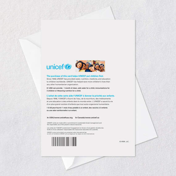 UNICEF Colorful Flying Caps Graduation Card, , large image number 8