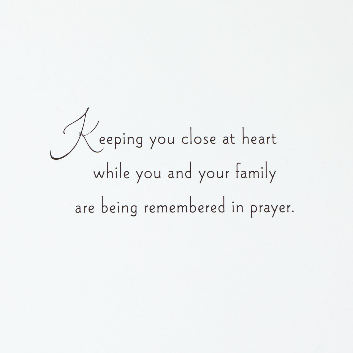 Gold Feathers in Frame Christian Sympathy Card Sentiment image number 2