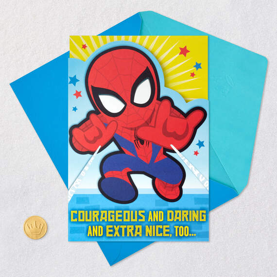 Marvel Spider-Man You're a Great Kid Birthday Card, , large image number 5
