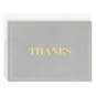 Gray With Gold Border Boxed Blank Thank-You Notes, Pack of 10, , large image number 2