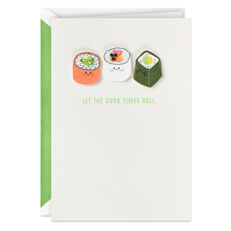 Let the Good Times Roll Birthday Card