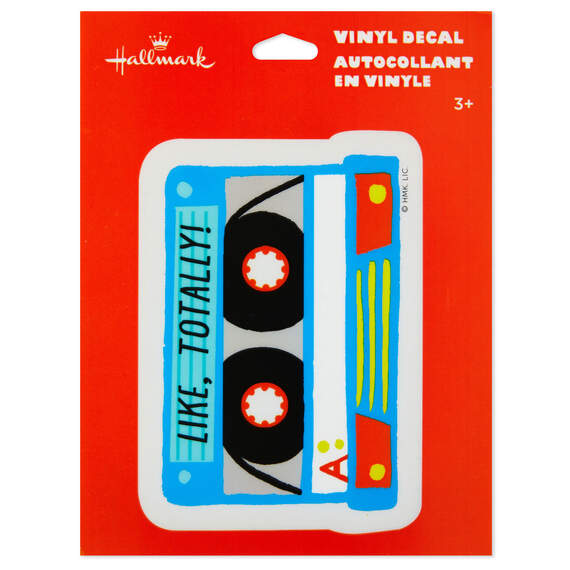 Like, Totally Cassette Tape Vinyl Decal, , large image number 2