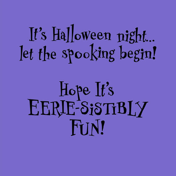 Let the Spooking Begin Halloween Card, , large image number 2