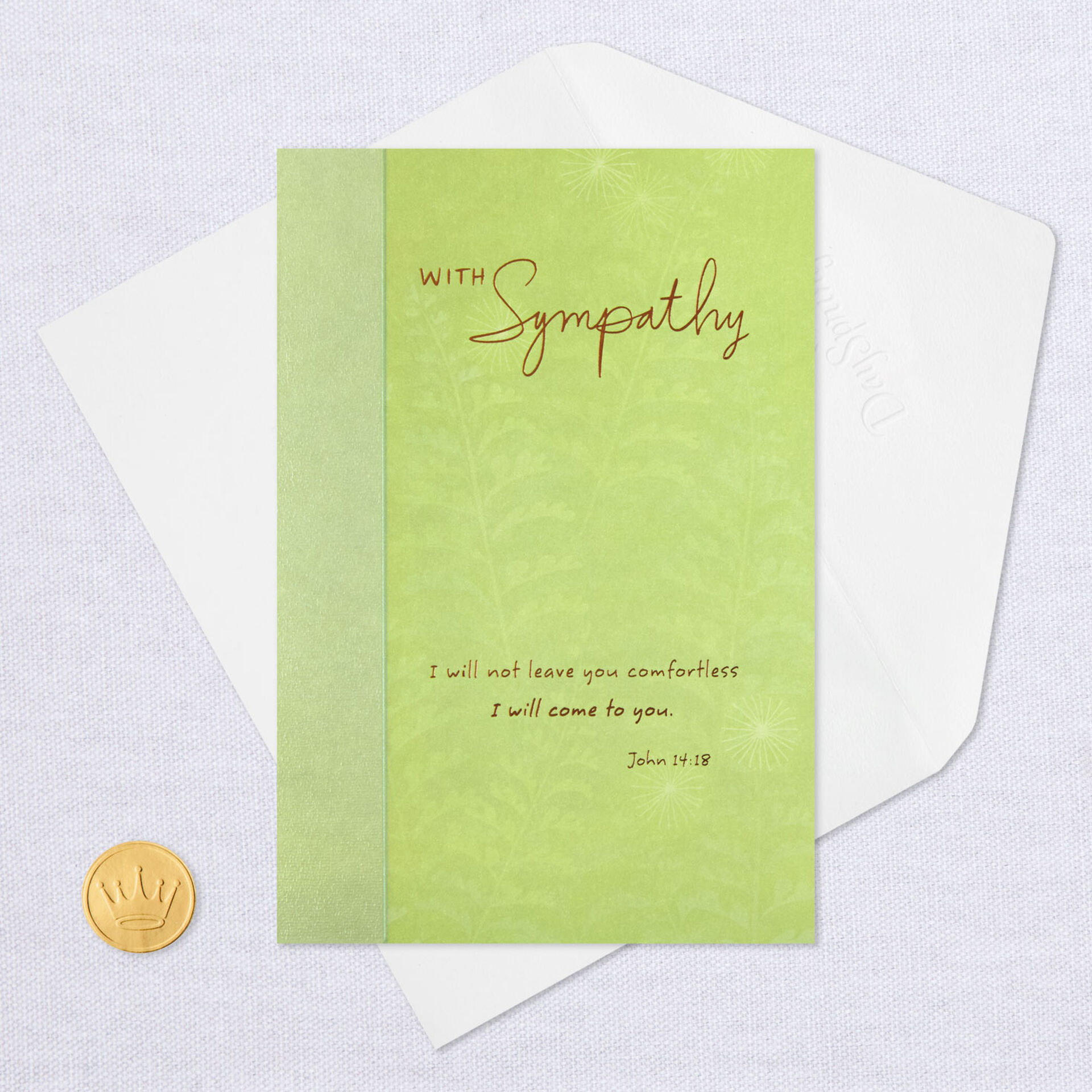 Caring Friends and Comforting Memories Religious Sympathy Card